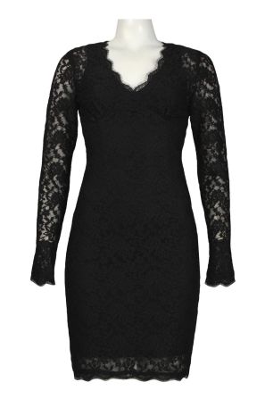Adrianna Papell Long Sleeve Lace Sheath Dress