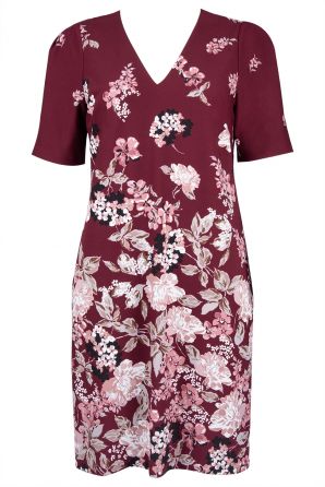 Adrianna Papell Short Sleeve Shift Dress