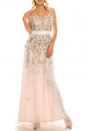 Aidan Mattox Long Party Dress