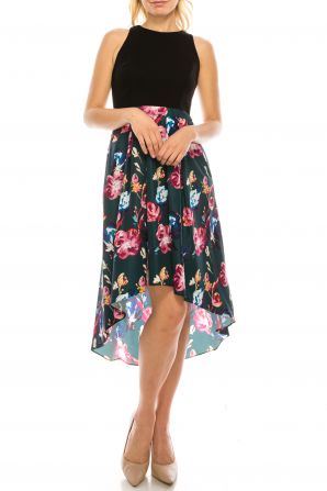 Aidan by Aidan Mattox Sleeveless Hi Low Dress