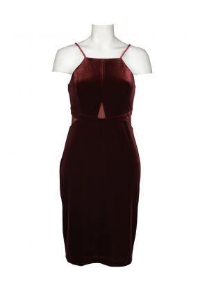 Bebe Velvet Illusion Cocktail Dress
