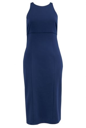 Clover & Sloane Open Back Sheath Dress