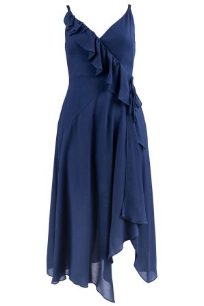 Clover & Sloane Faux Wrap Dress