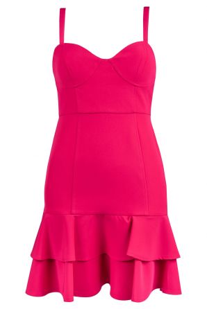 Clover & Sloane Topstitch Mini Dress