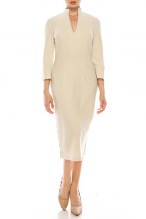 Donna Morgan 3/4 Sleeve Sheath Dress
