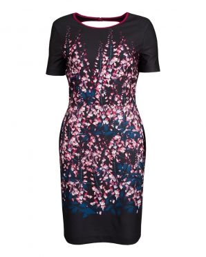 Ivanka Trump Floral Cutout Dress