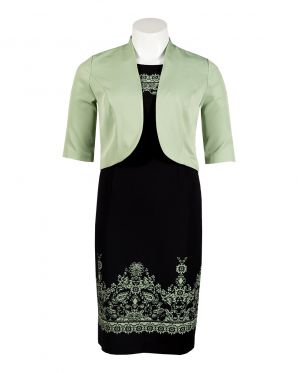 Maya Brookes 2 Piece Day Jacket Dress Suit