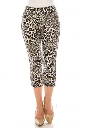 Nygard Luxe Slims Leopard Print Capri Legging