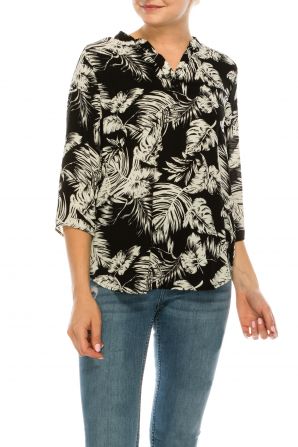 Profile Apparel 3/4 Sleeve Relax Fit Top
