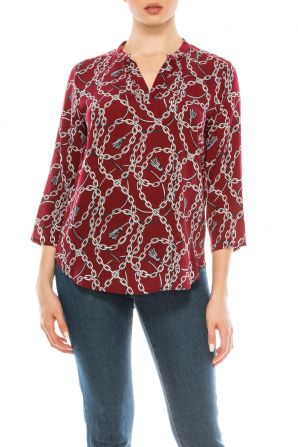 Profile Apparel 3/4 Sleeve Relax Fit Top