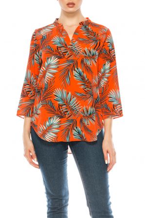 Profile Apparel 3/4 Sleeve Relax Fit Top