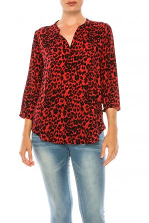 Profile Apparel 3/4 Sleeve Relax Fit Top