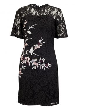 SLNY Floral Lace Daytime Dress
