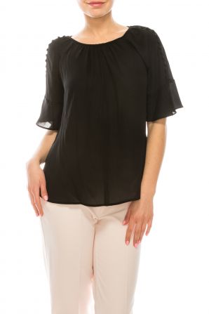 Zac & Rachel Short Bell Sleeve Day Top