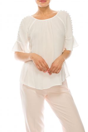 Zac & Rachel Short Bell Sleeve Day Top